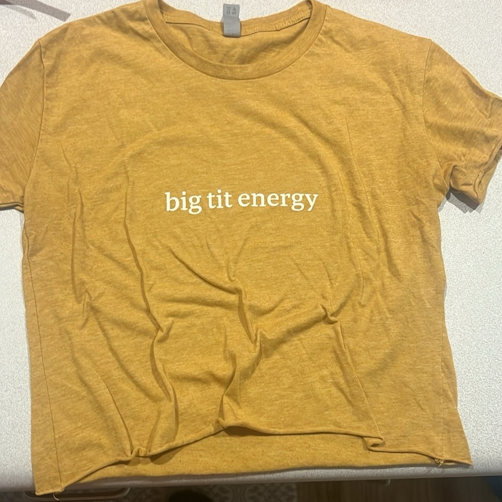 Women's Mustard Graphic Tee